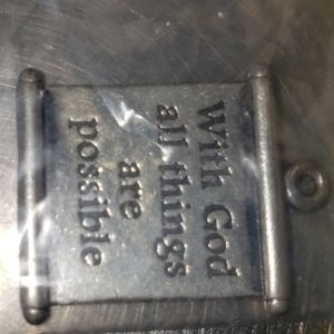 James Avery God Script Charm